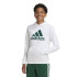 Sudadera adidas Big Logo Essentials Cotton Hoodie Infantil Blanco