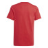 Camiseta adidas 3 Bandas Tib Infantil Rojo brillante