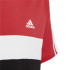 Camiseta adidas 3 Bandas Tib Infantil Rojo brillante
