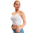 Top Only vicky Lace Seamless Cropped Bright Blanco Mujer