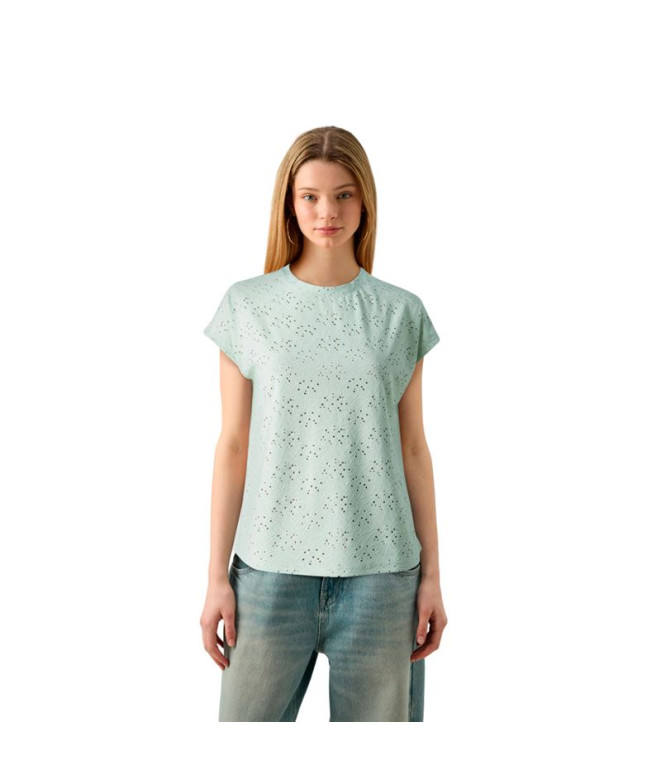 Camiseta Only Onlsmilla Frosty Green Mujer