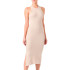Vestido Only Onlbelfast S/L Midi Dress Jrs Noos Natural