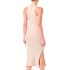 Vestido Only Onlbelfast S/L Midi Dress Jrs Noos Natural