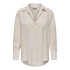 Camisa Only Onlzazima L/S Loose Shirt Wvn Mujer Antique White