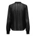Camisa Only Onlreba Lace L/S Shirt Wvn Noos Mujer Black