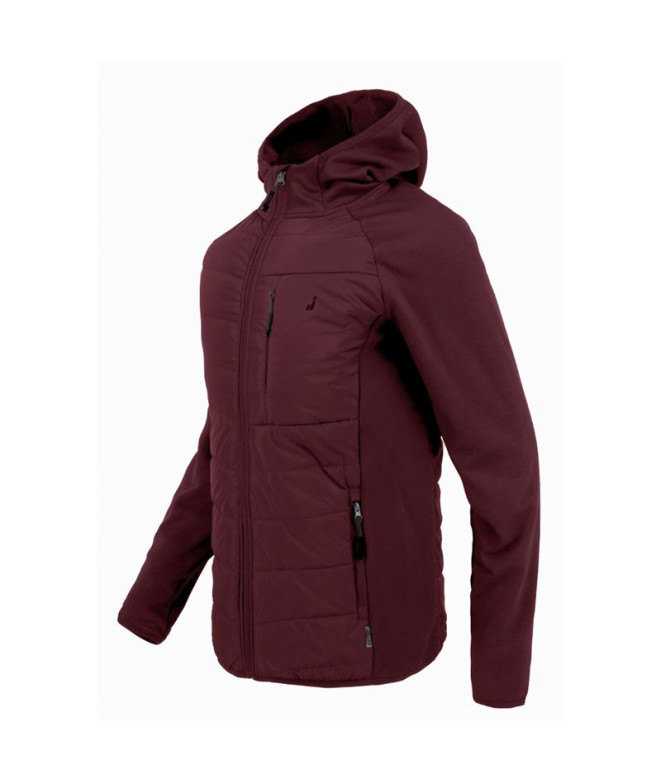 Anorack Joluvi Hybrid 3.0 Hombre Granate /Granate