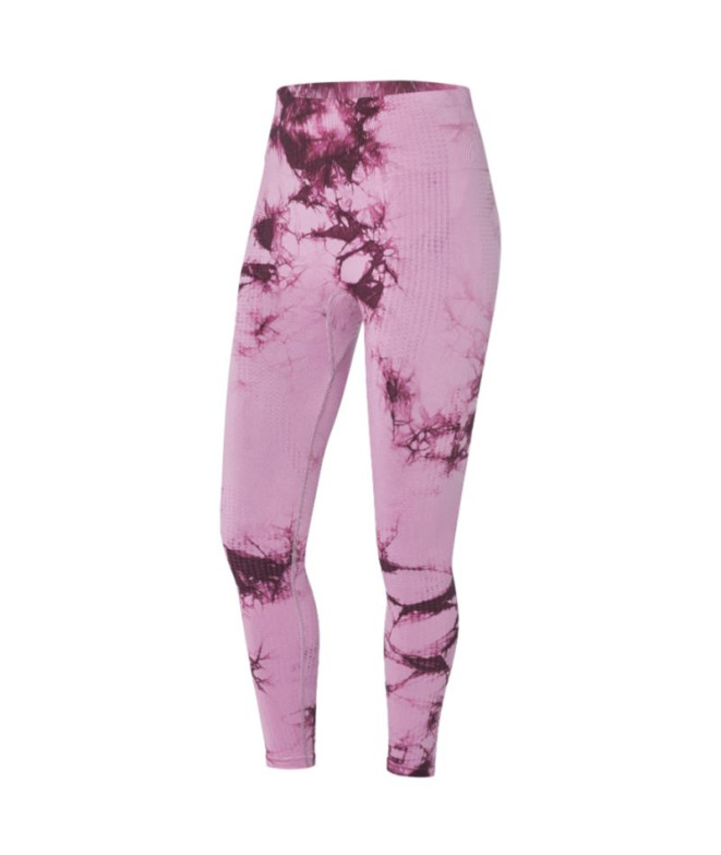 Pantalones Joluvi Tie Dye Legging Mujer Ciruela...