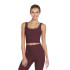 Sujetador deportivo Skechers Goflex Rib Longline Bra Fig Mujer