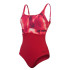 Bañador de Natación Speedo Mujer Shaping Contour Eclipse Printed Swimsuit Magenta