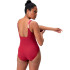 Bañador de Natación Speedo Mujer Shaping Contour Eclipse Printed Swimsuit Magenta