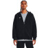 Sudadera de Fitness Under Armour Rival Fleece Fz Hoodie Hombre Negro