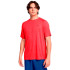 Camiseta de Fitness Under Armour Tech Textured Ss Hombre Rojo