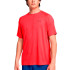 Camiseta de Fitness Under Armour Tech Textured Ss Hombre Rojo
