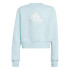 Sudadera Adidas Glam Crew Niña Aguamarina