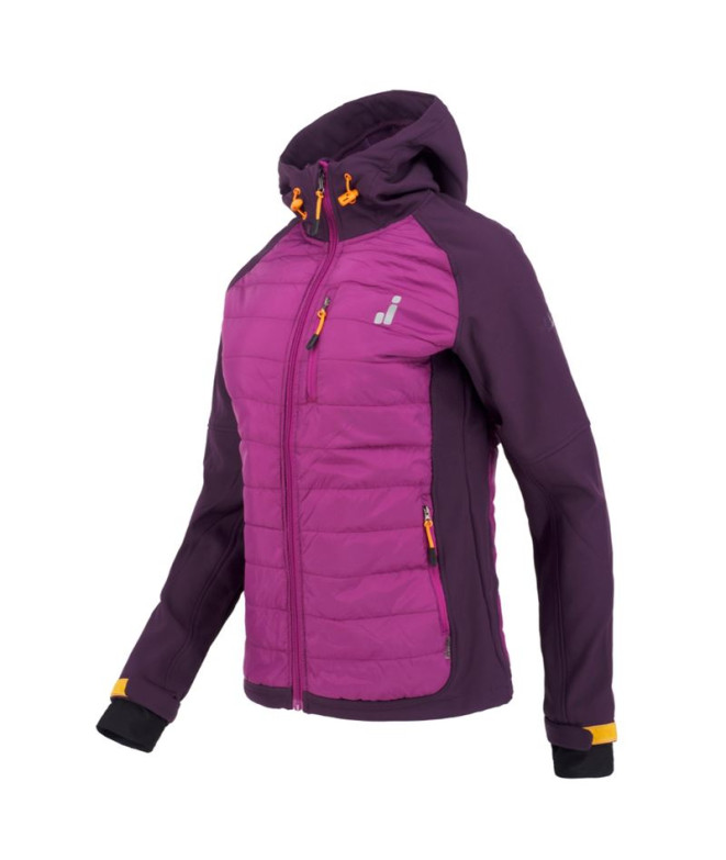 Anorack Joluvi Hybrid Shell Mujer Cereza...