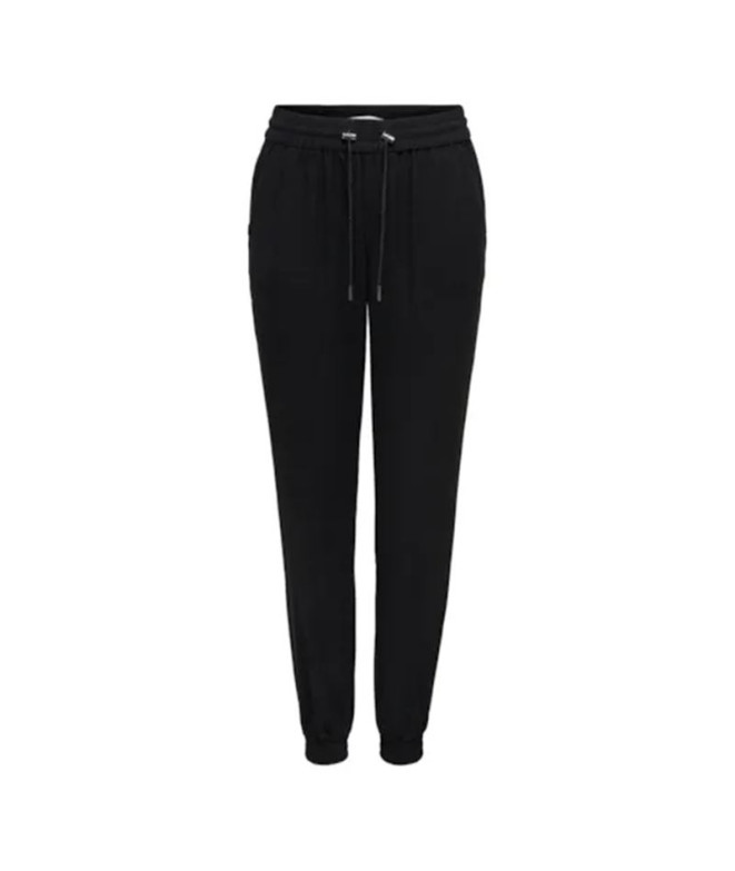 Pantalón Only kelda-Emery Mw Pull-Up Negro Mujer