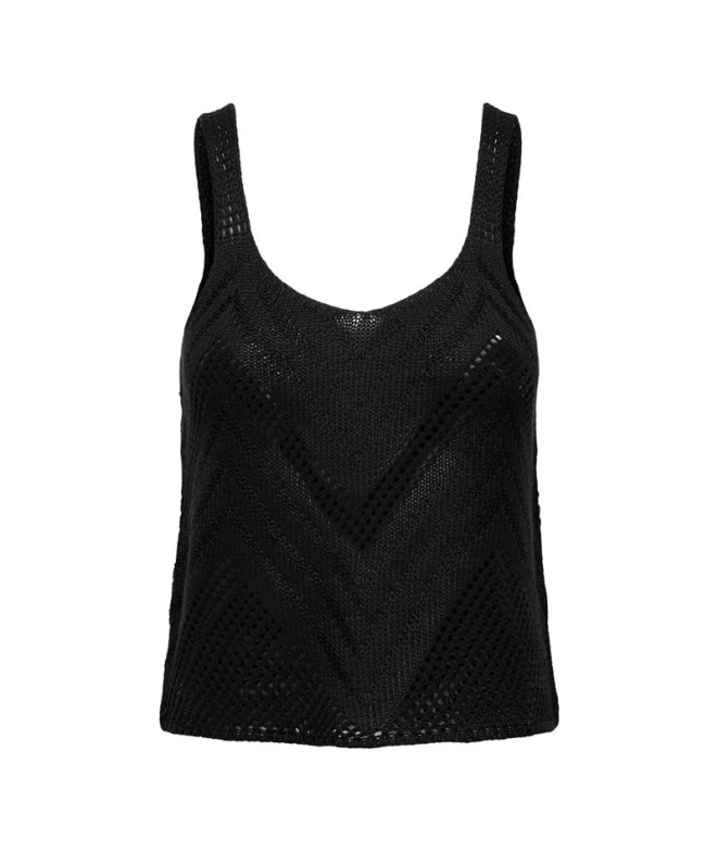 Top Only Jdysun Tank Top Knt Noos Mujer Black