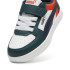 Zapatillas de Casual Puma Caven 2.0 Block Ac+ Ps Infantil Dark Myrtle-Club Navy-Puma Blanco