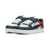 Zapatillas de Casual Puma Caven 2.0 Block Ac+ Ps Infantil Dark Myrtle-Club Navy-Puma Blanco