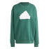 Sudadera adidas Future Icons Bos Crew Hombre Verde Oscuro
