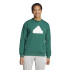 Sudadera adidas Future Icons Bos Crew Hombre Verde Oscuro