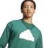 Sudadera adidas Future Icons Bos Crew Hombre Verde Oscuro