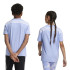 Camiseta adidas Future Icons 3 Stripes Infantil Azul/Blanco