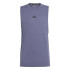 Camiseta de Fitness adidas D4T Workout Tank Hombre Azul