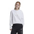 Sudadera adidas Glam Crew Niña Blanco