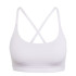 Sujetador Deportivo de Fitness adidas All Me Light Support Mujer Amarillo