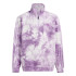 Sudadera adidas All Szn Tie Dye Half Zip Infantil Morado