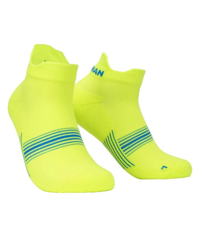 Calcetines de Running Nathan Speed Tab Bright Lime