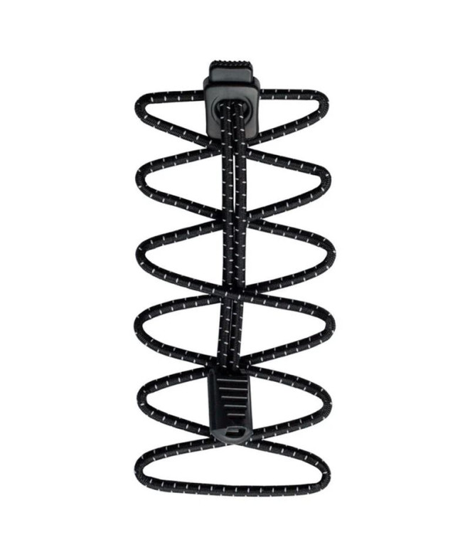 Cordones de Running Nathan Reflective Run Black