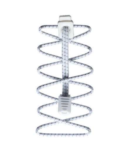 Cordones de Running Nathan Reflective Run White