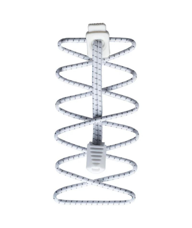 Cordones de Running Nathan Reflective Run White