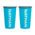 Botella de Running Nathan Reuseable Race Day Cup (2 Pack) AzulMeAway/White