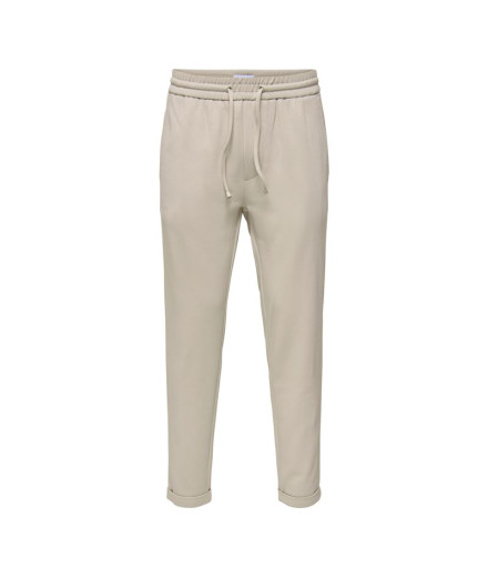 Pantalón Only & Sons Onslinus Crop Tap 0192 Hombre Silver...