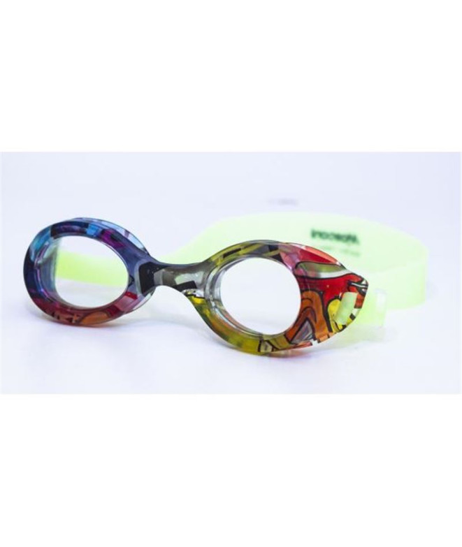 Gafas de Natación Mosconi Baby Print Amarillo Neon