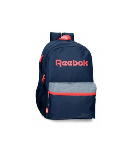Mochila Reebok Lucia 44Cm Dos Compartimentos Azul Marino
