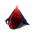 Mochila Saco Reebok Lucia Con Bolsillo Frontal Azul Marino
