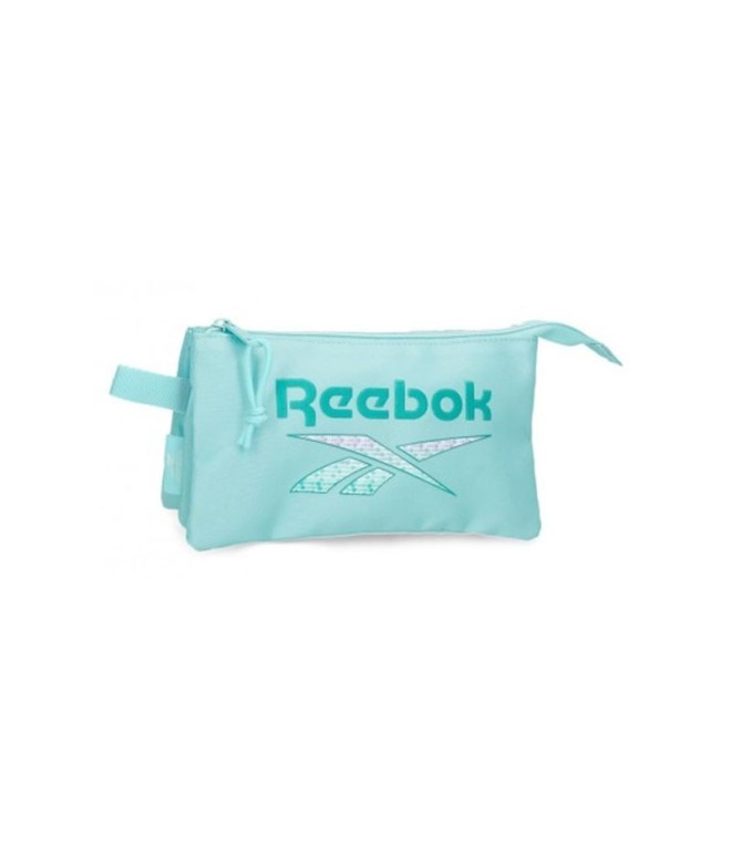 Estuche Tres Compartimentos Reebok Ann Turquesa