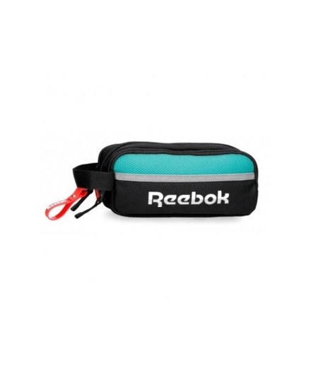 Estuche Tres Compartimentos Reebok andover Negro
