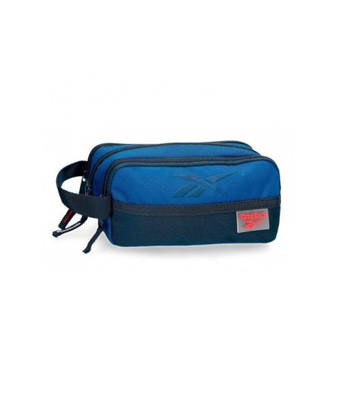 Estuche Tres Compartimentos Reebok Atlantic Azul