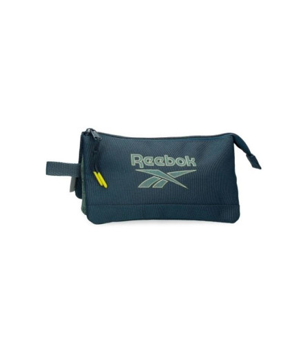 Estuche Tres Compartimentos Reebok Summerville Azul Marino