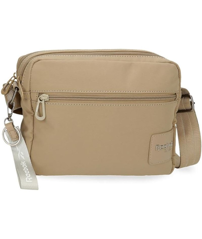 Bandolera Reebok Cherry Dos Compartimentos Beige