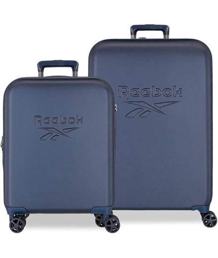 Juego De Maletas Rígidas Reebok Franklin 55 - 70 Cm Azul...