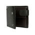 Cartera Horizontal Reebok Club Negro Con Cierre De Click Negro