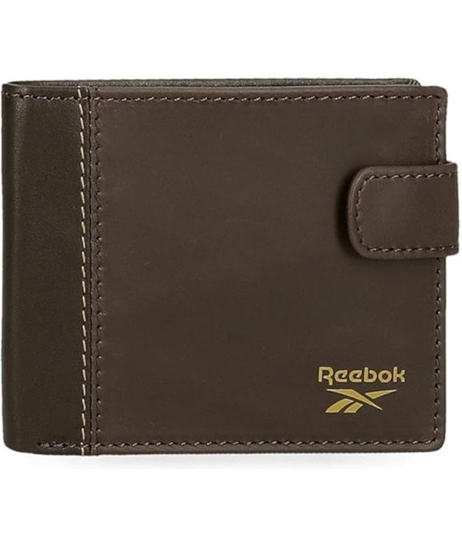 Cartera Horizontal Reebok Division Marrón Con...