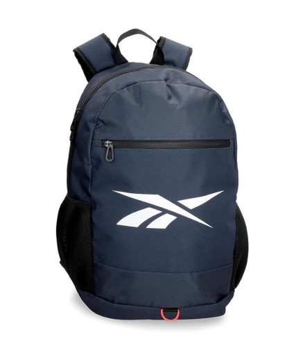 Mochila Reebok Wayland + estuche 48 cm azul
