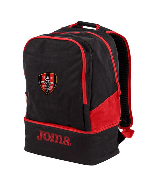 Mochila Estadio IIi - Negro Rojo